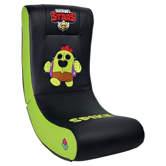 Subsonic  Fauteuil à bascule gaming Brawl Stars Spike  Rocking chair ergonomique Similicuir et avec broderies