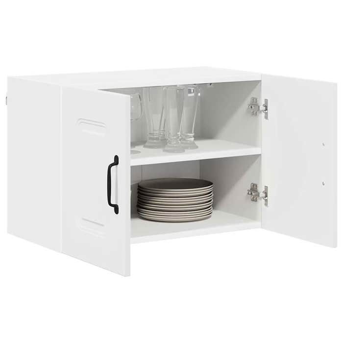 Black Week Meuble mural de cuisine avec porte 2 pcs - desgin moderne - pour maison - Blanc 60 x 31 x 40 cm AA1774