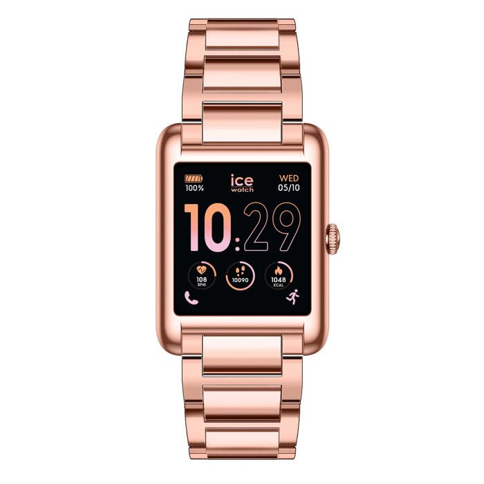 Montre connectée - ICE WATCH - Ice Smart TK 2.0 - Bracelet acier inoxydable - Écran AMOLED 1 41 pouces - Verre saphir