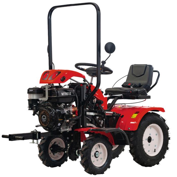 Mini tracteur 4x4 moteur essence 10 9 ch démarrage électrique MW Tools MTR010