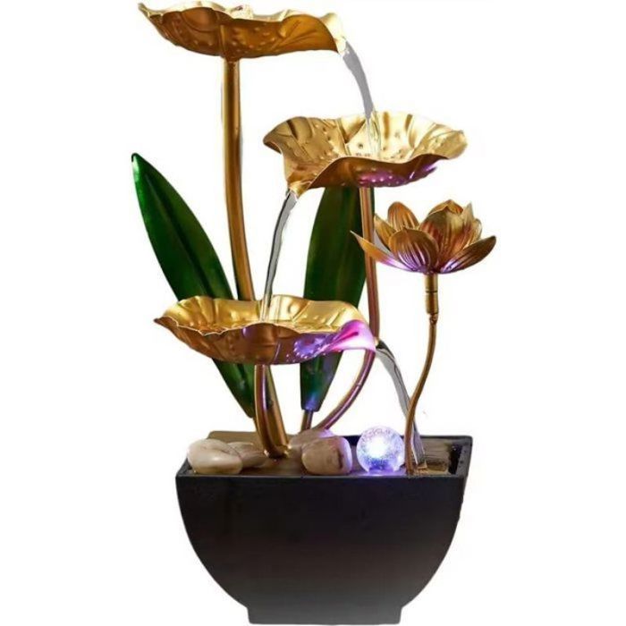 Fontaine de Table pour la Méditation: Cascade USB pour le Sommeil - Fontaines de Bureau pour la Méditation et la Relaxation pour la
