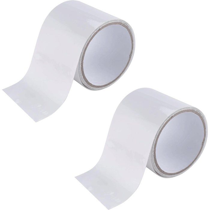 2 rubans réparation tente 7 cm x 1 m transparents imperméables matelas/auvent/bouées