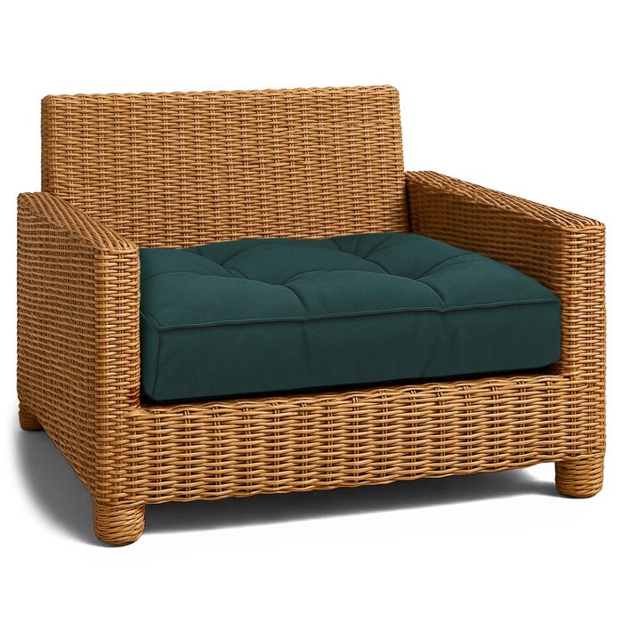 Coussin Lounge Mobilier Jardin Coussin de siege 60x60 cm - Vert