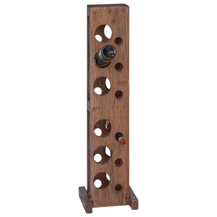 Étagère Bois de Mahogany Massif - Meuble de rangement - design simple - marron - 20x25x100 cm qvm10z619631