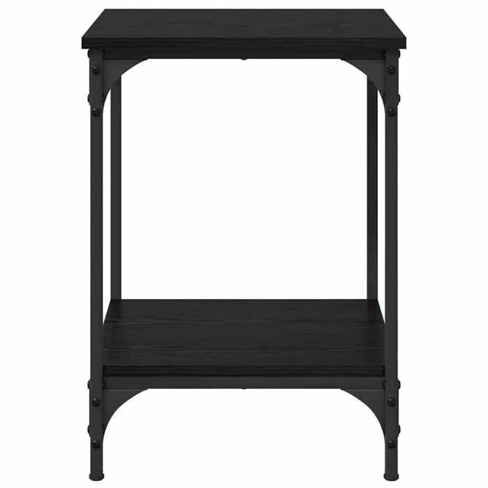 Table basse Moderne Meuble de chambre/salon Chêne noir 40x40x55 cm Bois dingénierie CC146