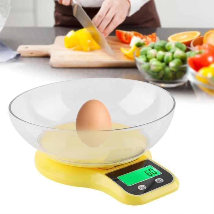 Balance De Cuisine électronique 5kg Précision 1g - Plateau Verre Décor Donuts - Occasion Fonctionnelle