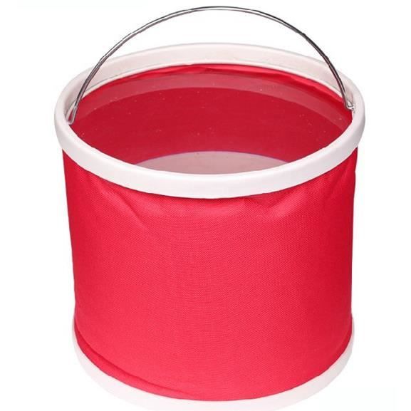 Seau d/'eau pliable 4L Seau de pêche poubelle Camping-car Cuisine lavage Voiture