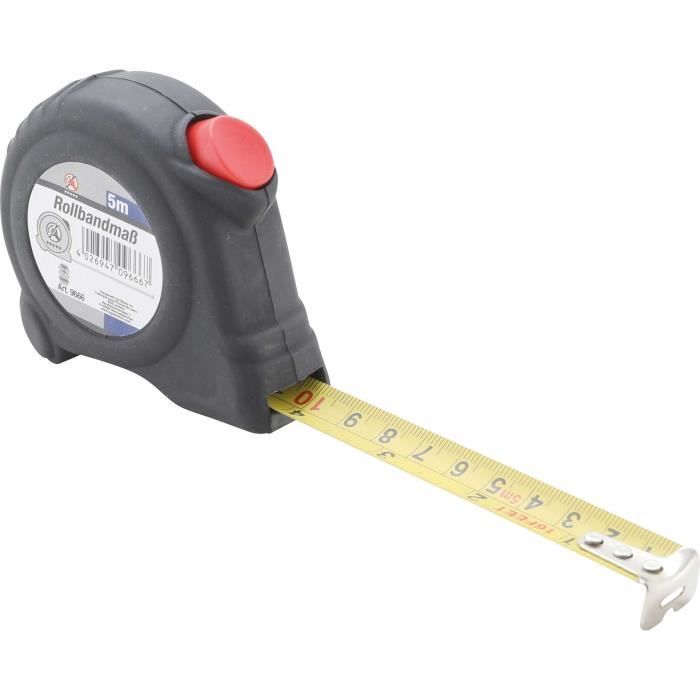 Mètre ruban - BGS - 5M - Retour automatique - Arrêt automatique ...