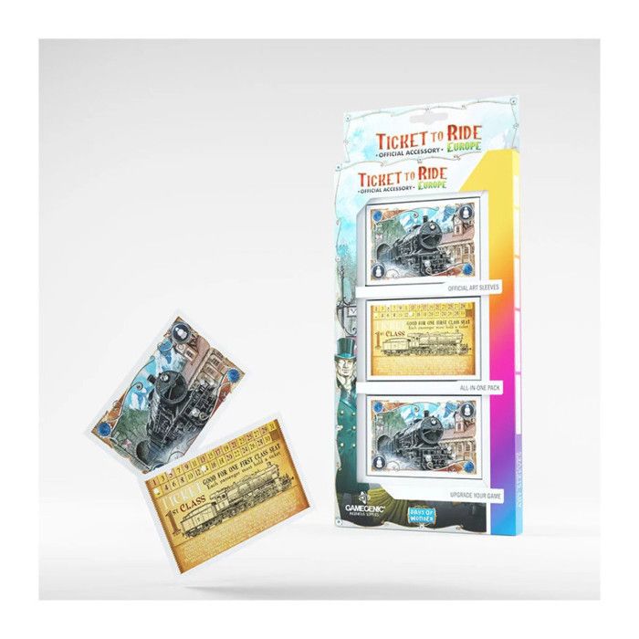 Jeu de carte - GG - Les Aventuriers du Rail EU - 168 Protèges Cartes - Multicolore - Mixte