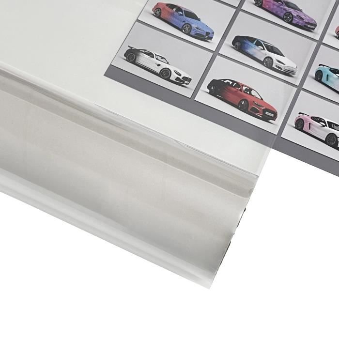 Film vinylique auto adhésif pour phare de voiture, antibrouillard, feu