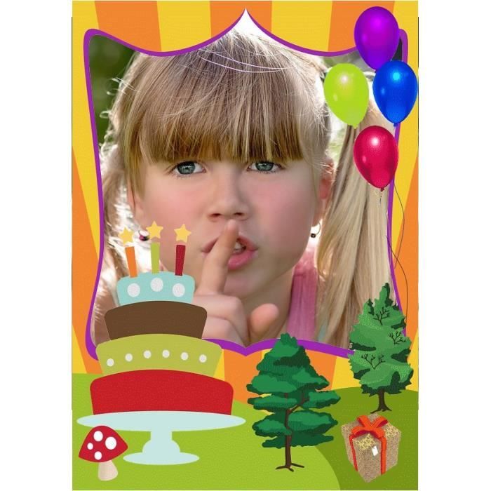 Photo Pour Gateau Anniversaire Sur Feuille En Sucre Cdiscount Maison