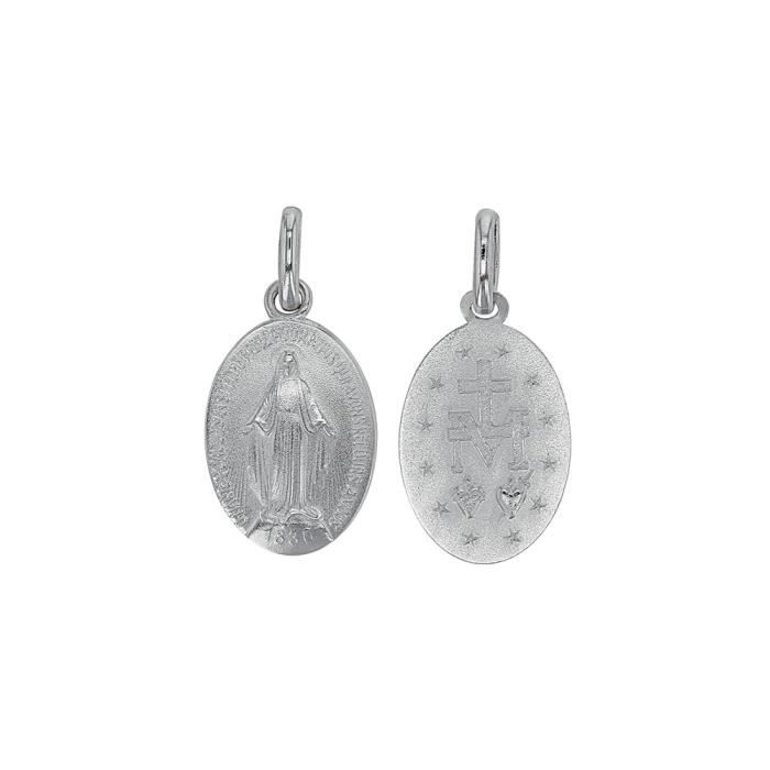 Jouailla - Médaille miraculeuse en argent vieilli (31610428)