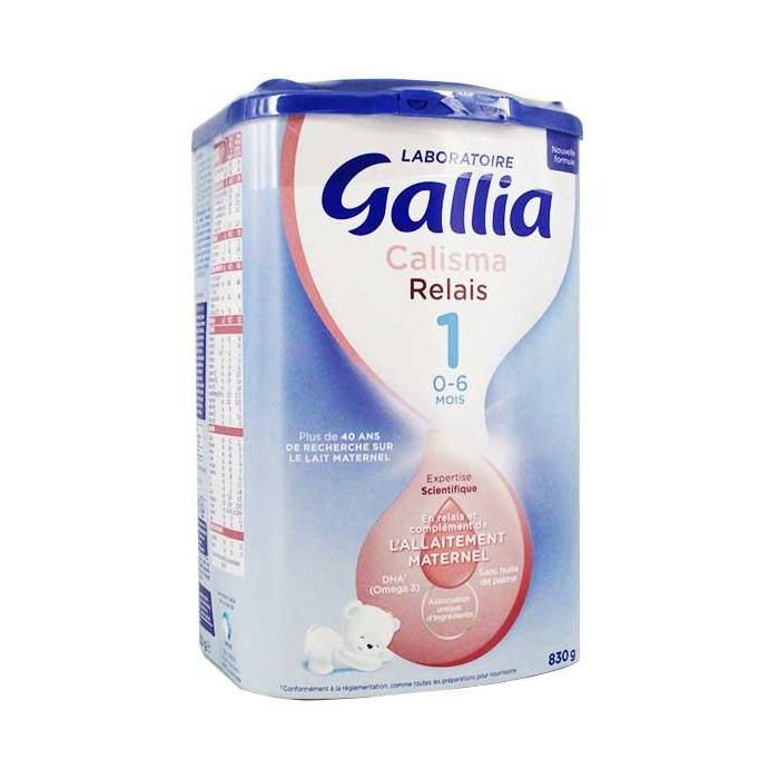 Lait Calisma - Relais Allaitement - 2e Age - 6 Mois A 1 An - 800g - Gallia