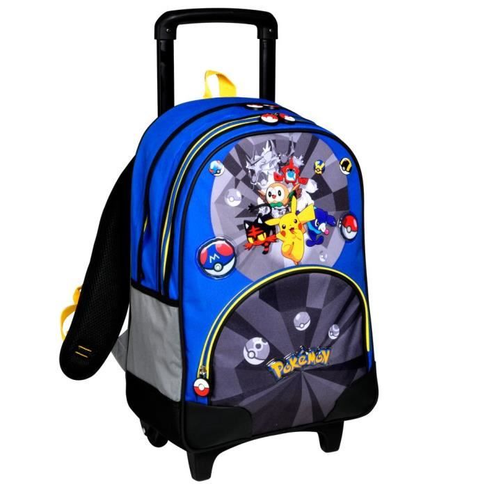 Sac a dos a roulettes Pokemon Alola 45 CM Haut de gamme Cdiscount