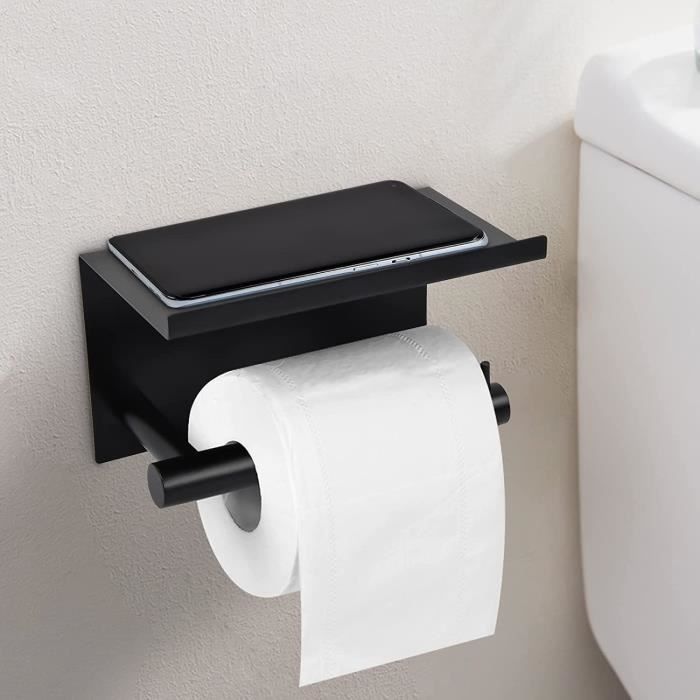 Porte Papier Toilette Tablette, Support Papier Toilette sans Percage