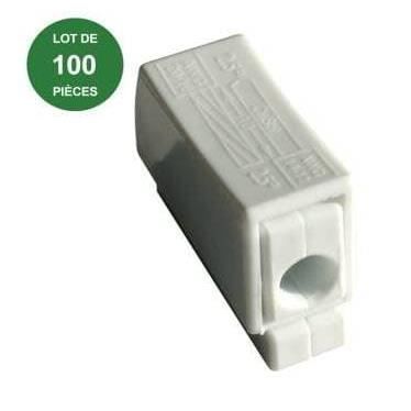 25 Bornes de connexions automatique 1 Fil Souple 1 Fil Rigide Wago réf 224-101