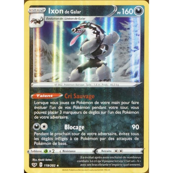 Carte Pokemon Ixon 119 2 Rare Epee Et Bouclier 1 Eb01 Fr Neuf Pokemon Individual Cards Radioamicizia Toys Hobbies