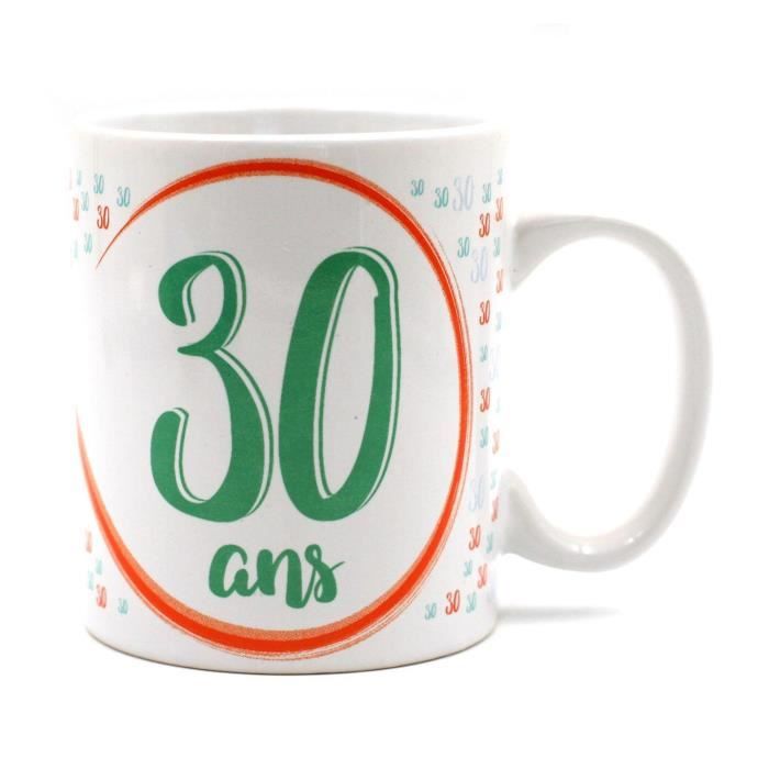 Mug A Message Unique Special Anniversaire 30 Ans Achat Vente Bol Soldes Sur Cdiscount Des Le Janvier Cdiscount