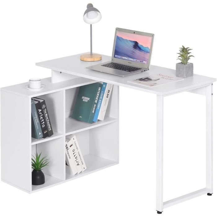 Eugad Bureau blanc d'angle