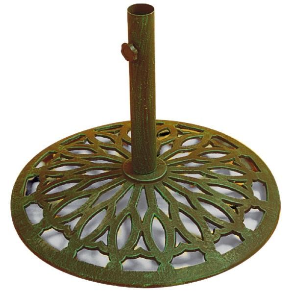 Pied pour parasol en fonte bronze 15 kg 