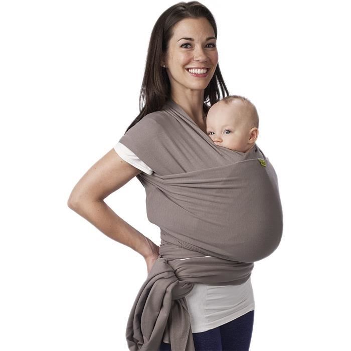 Écharpe Portage Bébé Grey- Original Porte Nouveau-nés Enfants Jusqu à 15kg  Mains-libres Echa - Cdiscount Puériculture & Eveil bébé