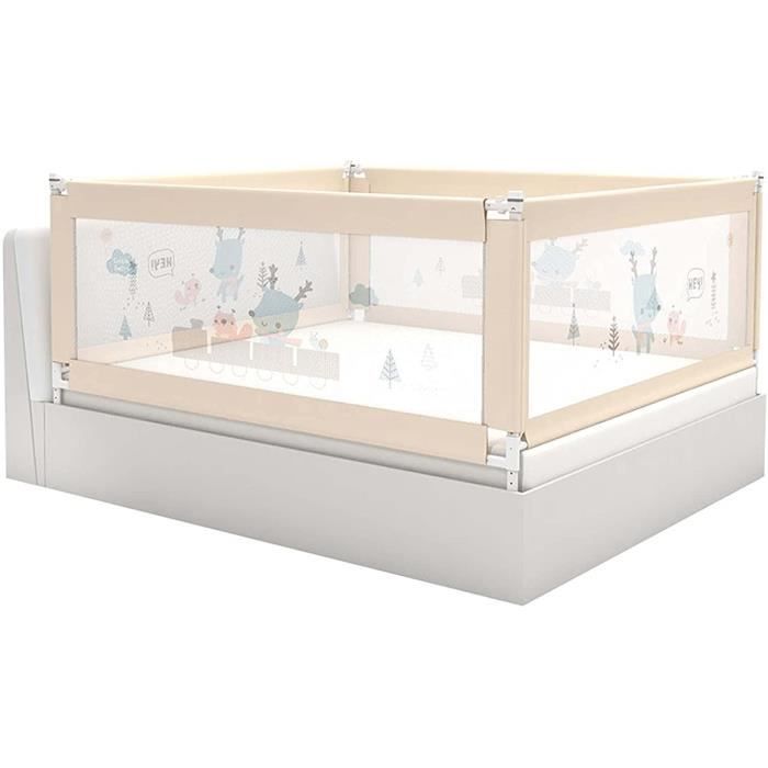 Barrière de Lit Bébé Anti-Chute - KEDIA - Bleu - Réglable - Universel - 0 mois à 4 ans