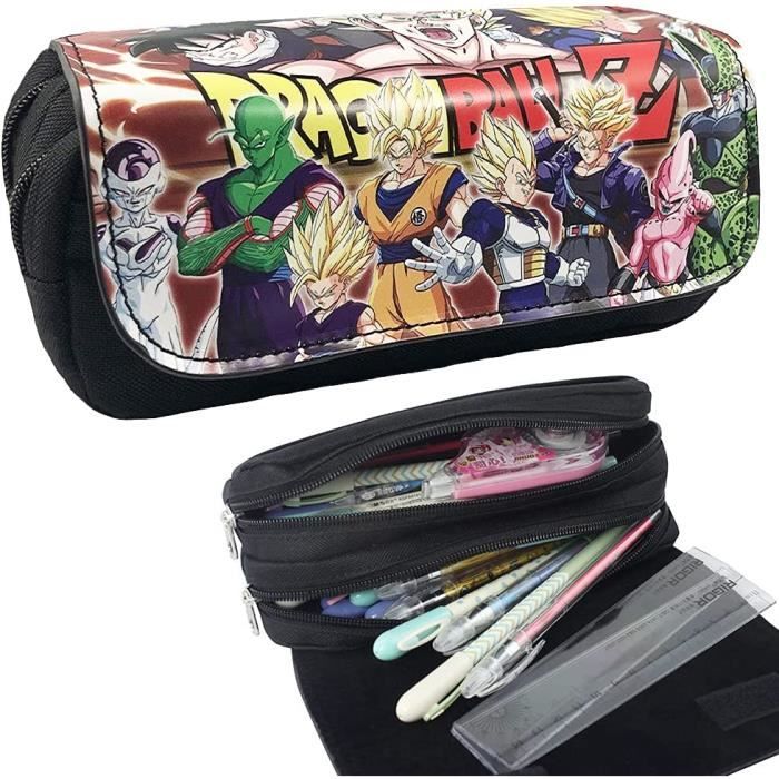 Trousse à Crayons Dragon Magique Bleu Et Rouge, Grande