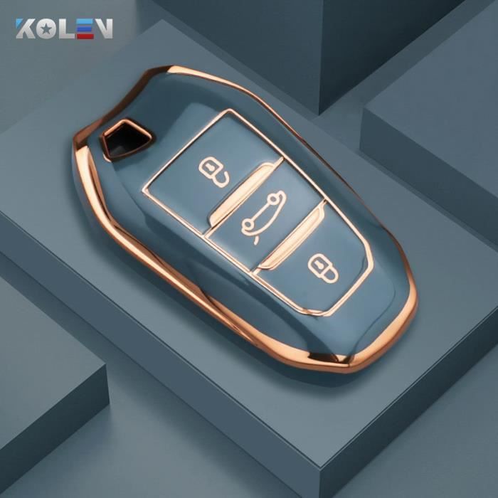 Coque De Protection En TPU Pour Clé De Voiture Peugeot 208, 308, 508, 2008, 3008, Etc. - Étui De Remplacement, Anti-rayures