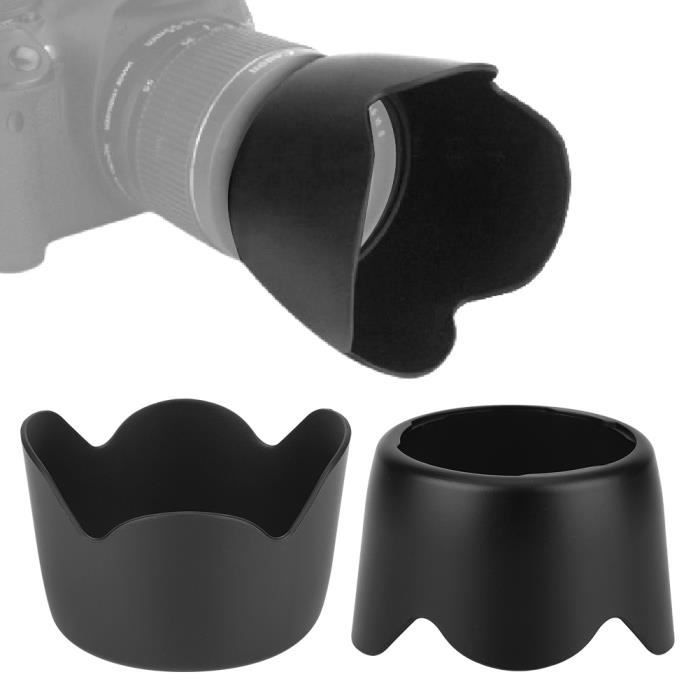 Pare-Soleil Vhbw Pour Tamron LH-HA005 - Tulipe Noir Plastique Objectif