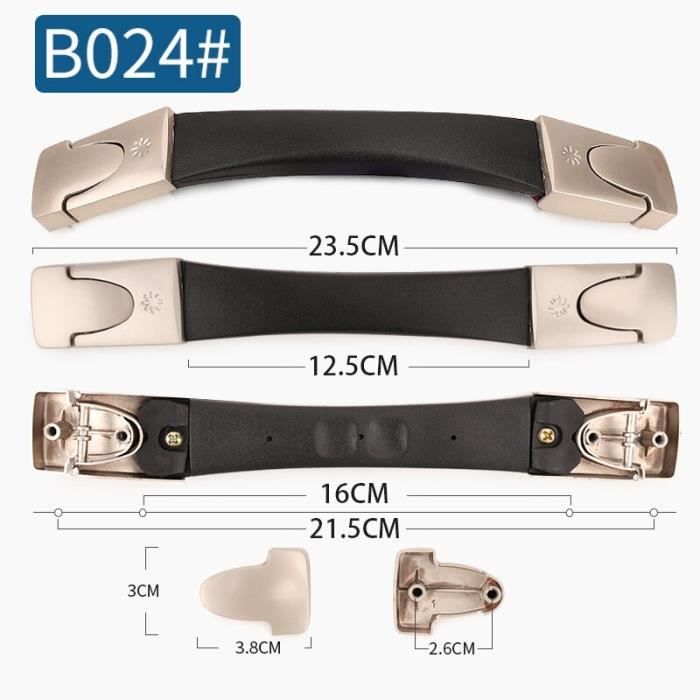 Modixun Lot De 4 Housses De Protection En Cuir Pour Poignées De Sac à Main, Protecteurs