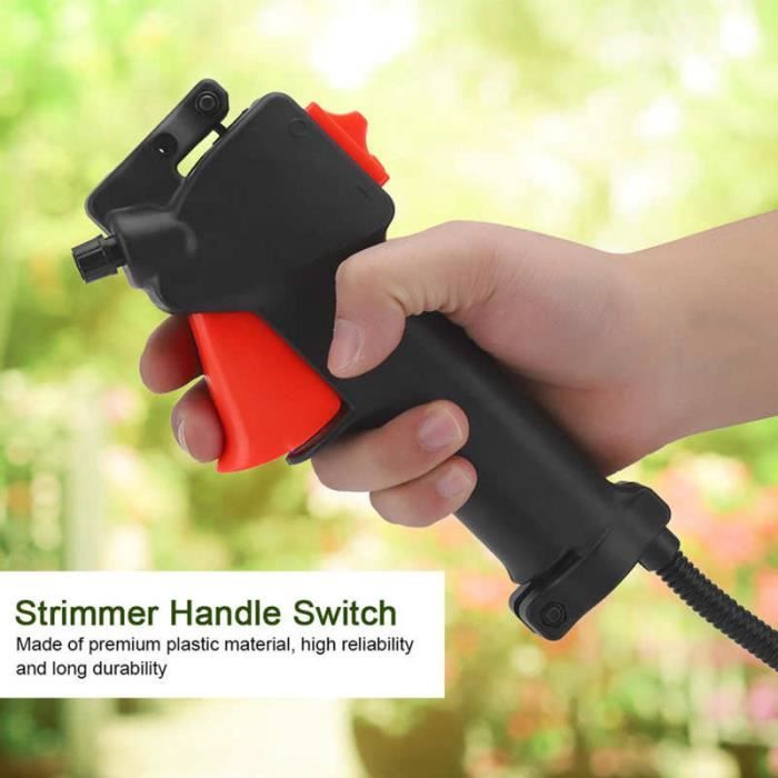 Poignée D'accélérateur Débroussailleuse - Compatible OLEMAK, Honda, Etc., Câble 80 Cm - 6