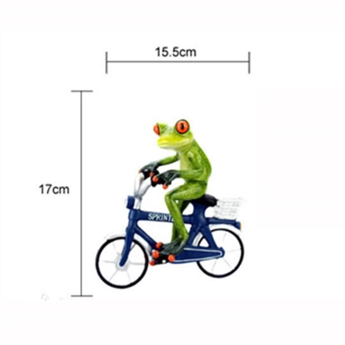 Statue De Bienvenue De La Famille Grenouille En Résine - Figurines D'animaux De Dessin Animé - Décoration De Jardin Pour Cour Et Maison