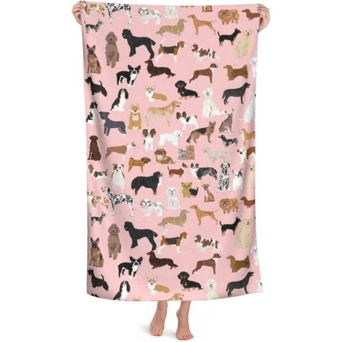 Torchons Vintage Animaux (chien/chat) - Années 1980 - Neufs Avec étiquettes - 100% Coton France