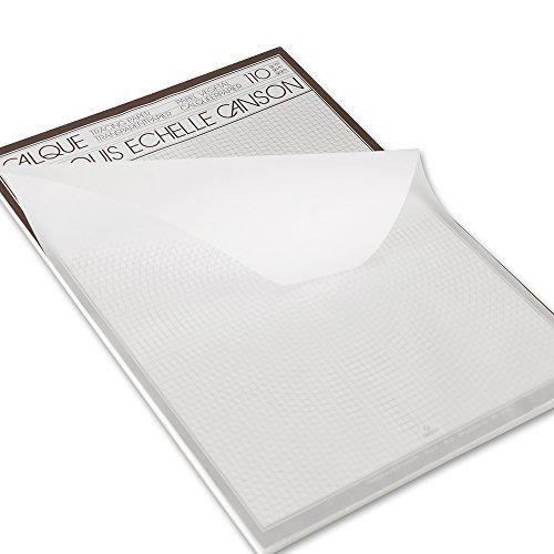 Bloc Calque Canson Croquis Échelle - 50 Feuilles A4 90g/m², Pour Dessin Technique