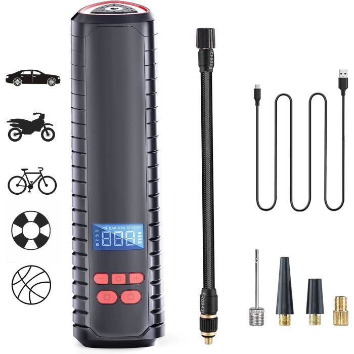 Gonfleur De Pneu Sans Fil Portable Ipflin – Compresseur D'air 12V 150PSI Pour Voiture