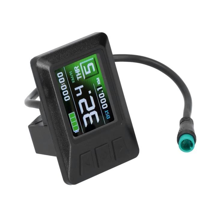 Affichage LED 810 Pour Vélo électrique – Compatible 24V, 36V, 48V – Écran LCD Clair – Indicateur Batterie – Pour Vélos Et Trottinettes électriques