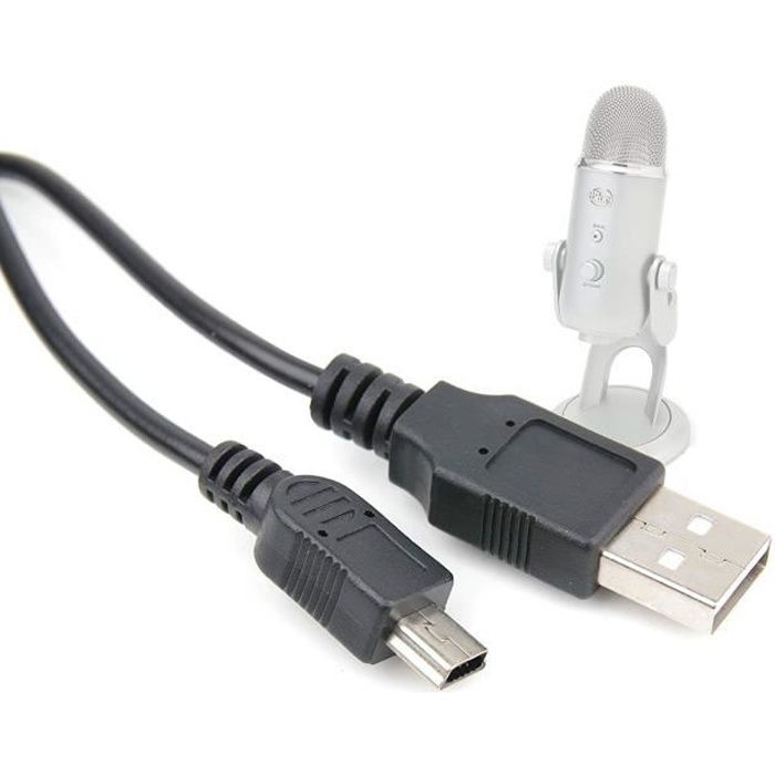 Duragadget Cable Usb Pour Microphone Usb Blue Yeti Yeti Pro Edition Multifonction Haut Debit Cdiscount Informatique