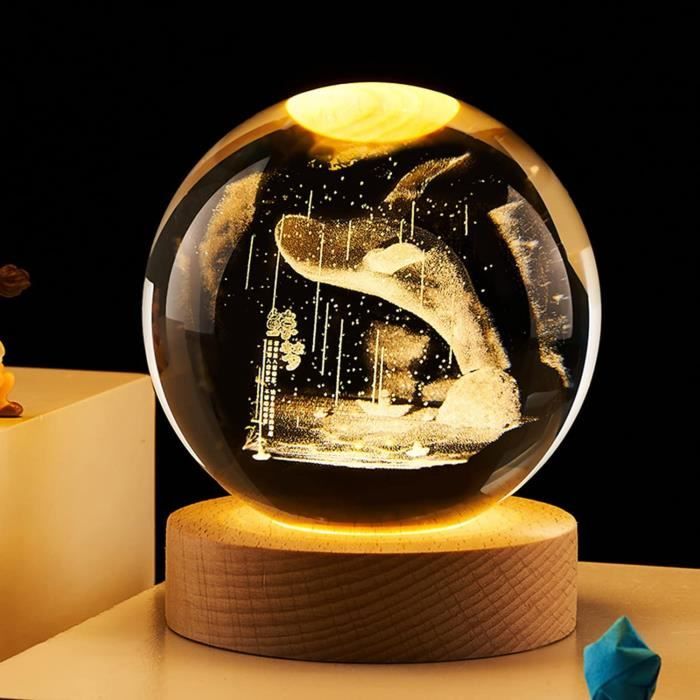 Lampe Statue Dauphin En Métal Noir Et Bleu - Bougeoir Pour Théière Support - Déco Maison