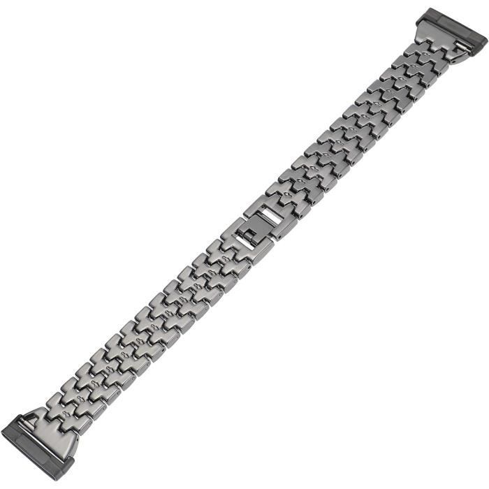 Montre En Acier Inoxydable Bande Libération Rapide Bracelet De Montre