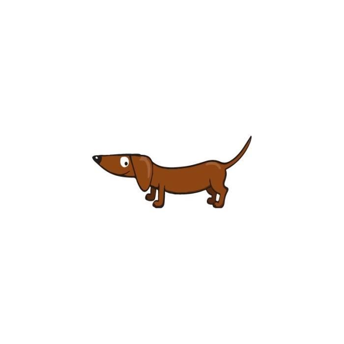 Lot De 2 épingles à Revers En Métal - Chien Teckel Mignon - Livraison Gratuite !