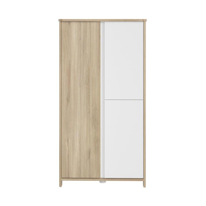 SACHA armoire 3 portes finition chene 98x57x185cm