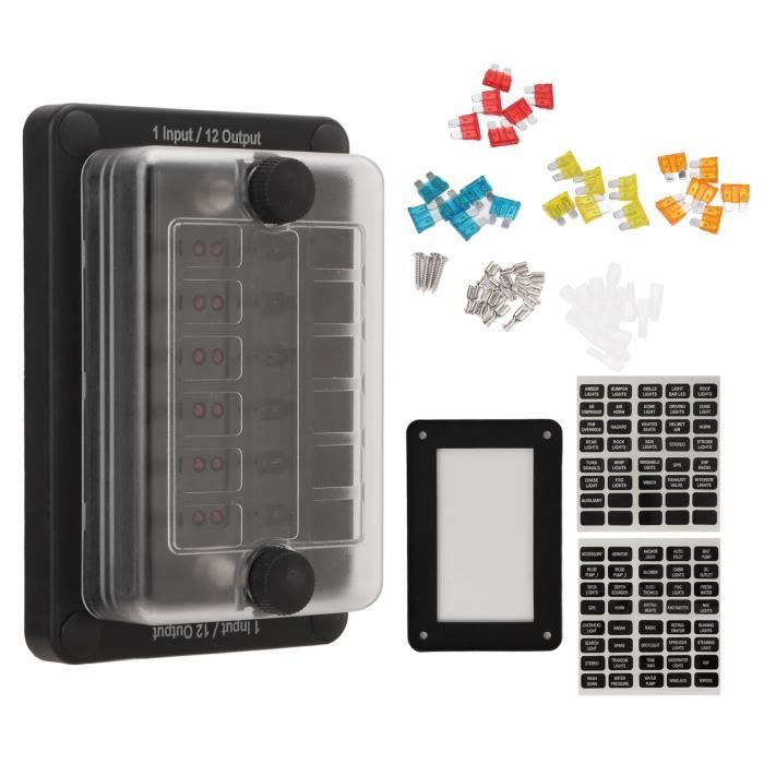 Lot De 5 Porte-fusibles ATC Filaire Pour Voiture