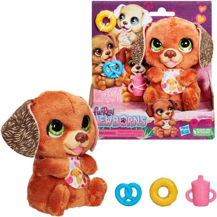 furReal Petits chiens rigolos, animal interactif, système de laisse à  connexions - Notre exclusivité