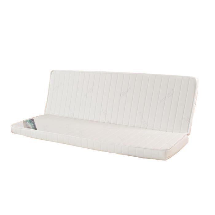 Matelas Clic Clac 140 H.R.43 ALOA - HEVEA SELECTION - Mousse Haute Résilience (HR) - 2 personnes - Ferme