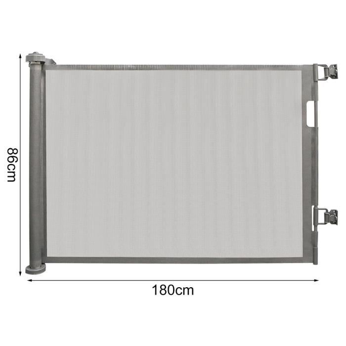 Meilleurs prix pour JEOBEST. Barrière Sécurité Enfant - Barrière Escalier et Porte, Fermeture Facile, 86*180cm