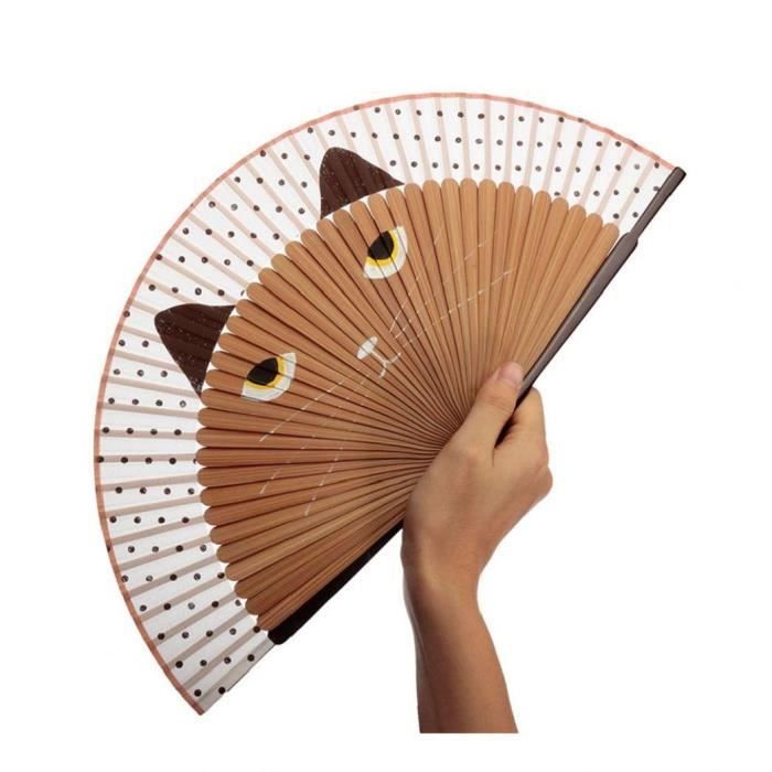 Grand éventail mural pliable 152,4 cm - Automne japonais original peint à la main
