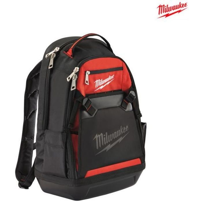Sac à dos de chantier - MILWAUKEE - 48228200 - Noir - Plastique - 3 05 kg Sac à dos de chantier - MILWAUKEE - 48228200 - Noir - Plastique - 3 05 kg