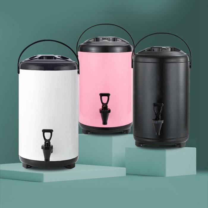 Distributeur Boissons Chaudes 8L 1800W – Thermostat 30-110°C, Robinet, Stérilisateur Bocaux