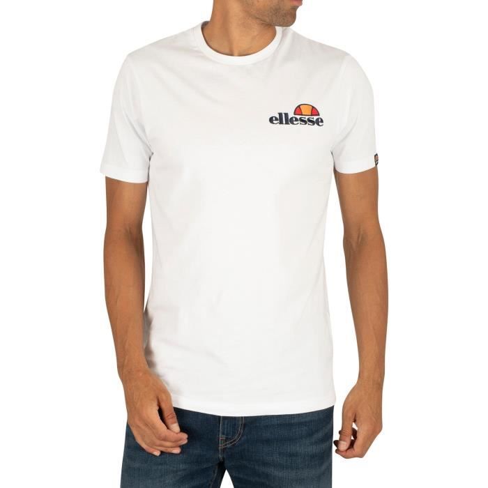 Ellesse Homme Poitrine Logo T-shirt à encolure ras-du-cou VOODOO-à Manches Courtes