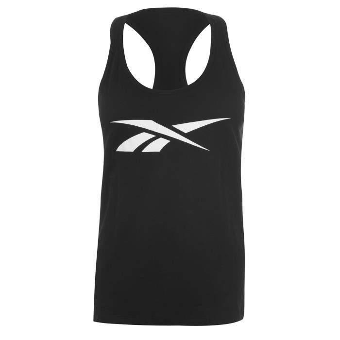 Debardeur Femme Reebok Vector Coupe Slim Technologie SpeedWick Noir Cdiscount Pret a Porter